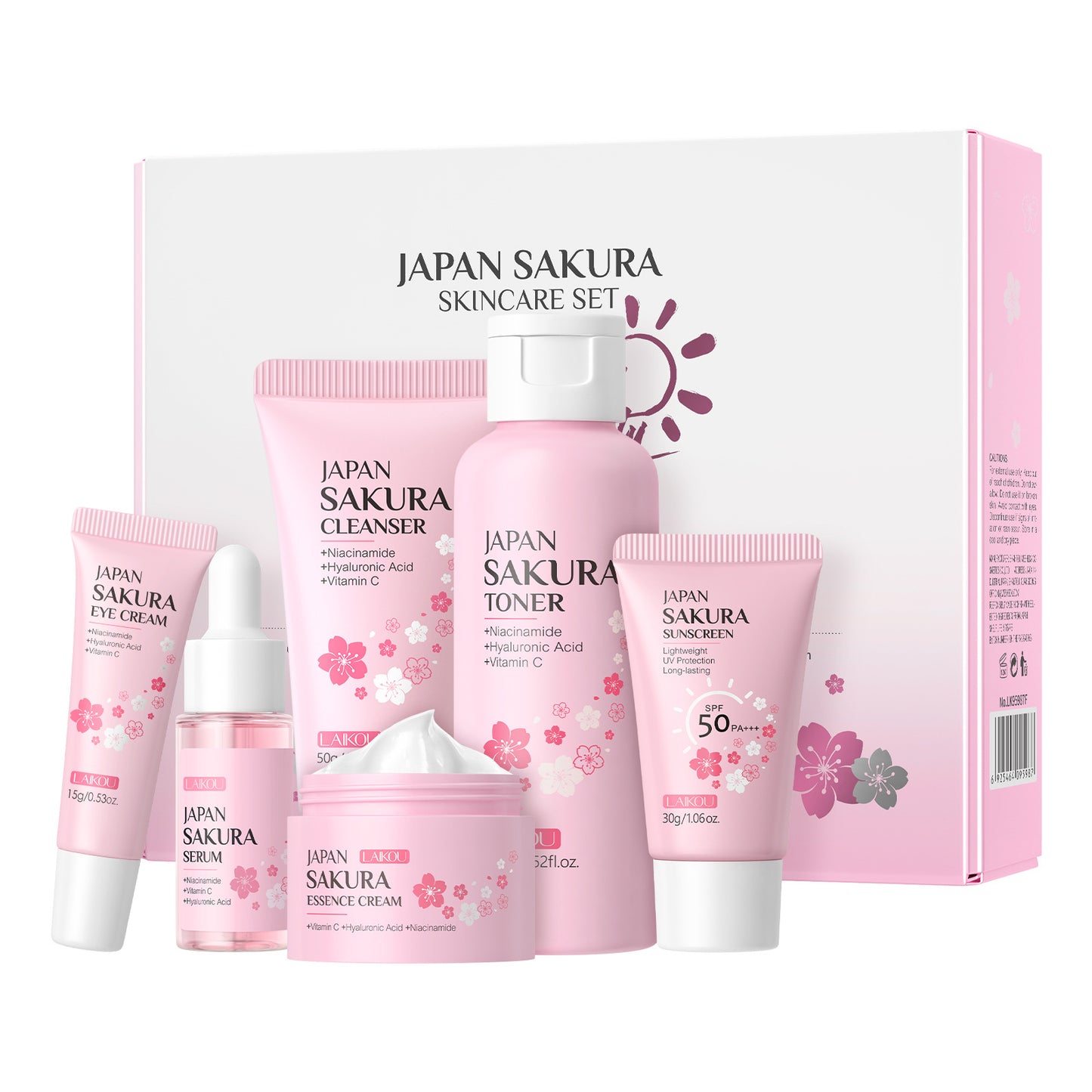 LAIKOU Cherry Blossom Skincare Set