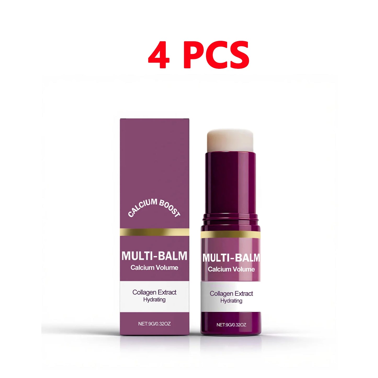 Korean Calcium Volume Multi Balm Stick - Hydrating & Firming Stick  Anti-Wrinkle Care Collagen Infused Pre-Makeup Moisturizer