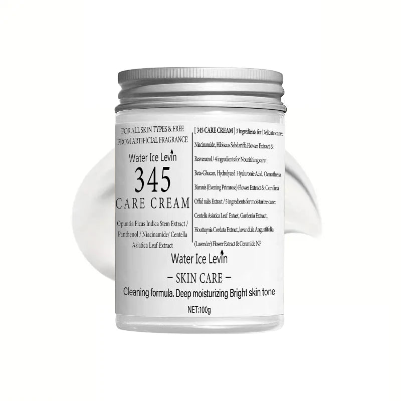 Brand 345 Face Cream Korean Skincare Skin-softening Moisturize FaceCream Gentle Repairing Suitable For Sensitive Skin Face Cream