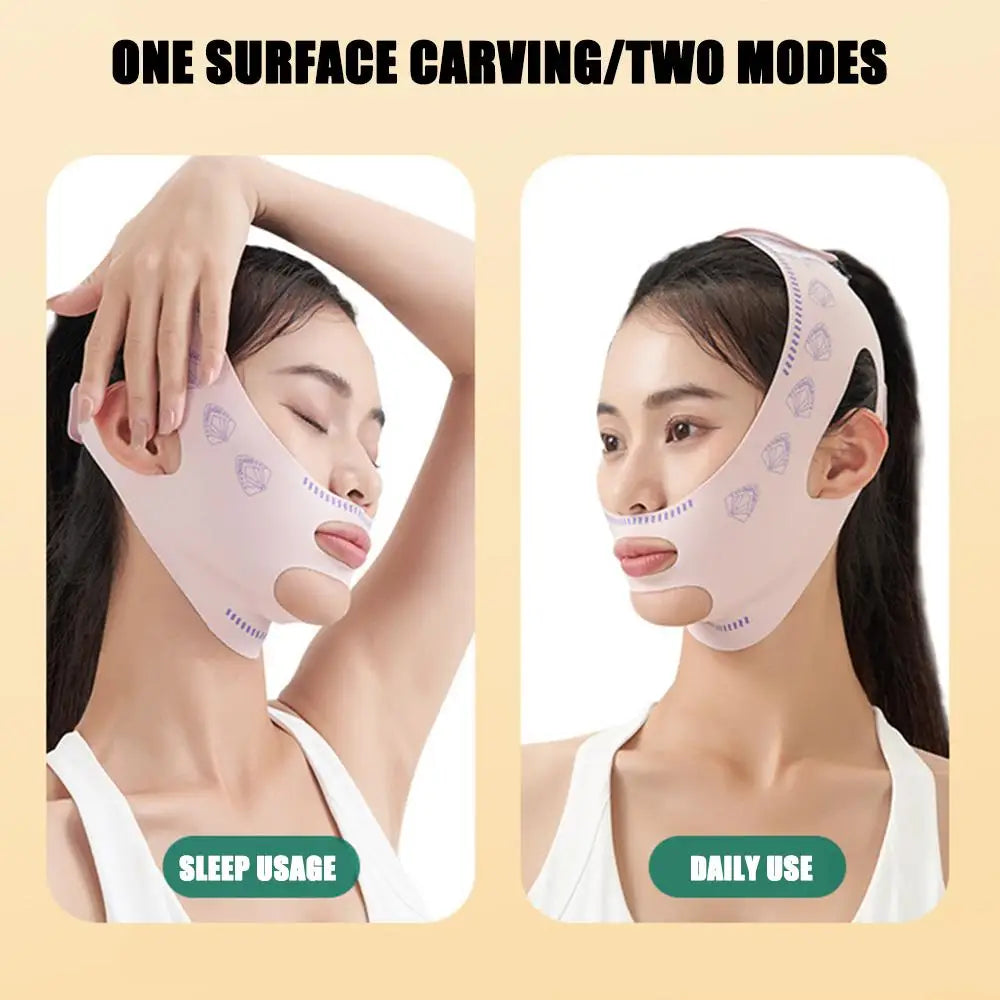 Fascia viso V-Shape per mento e guance rosa, foto 5