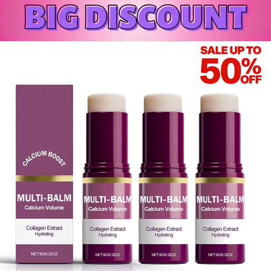 Korean Calcium Volume Multi Balm Stick - Hydrating & Firming Stick  Anti-Wrinkle Care Collagen Infused Pre-Makeup Moisturizer