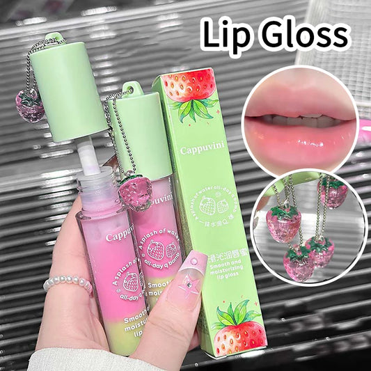 Cappuvini Lip Balm Water Light Moisturizing Hydrating Anti-Wrinkle Lip Care Korean Style Plump Lips Low Price Mirror Type Unisex Winter Essential