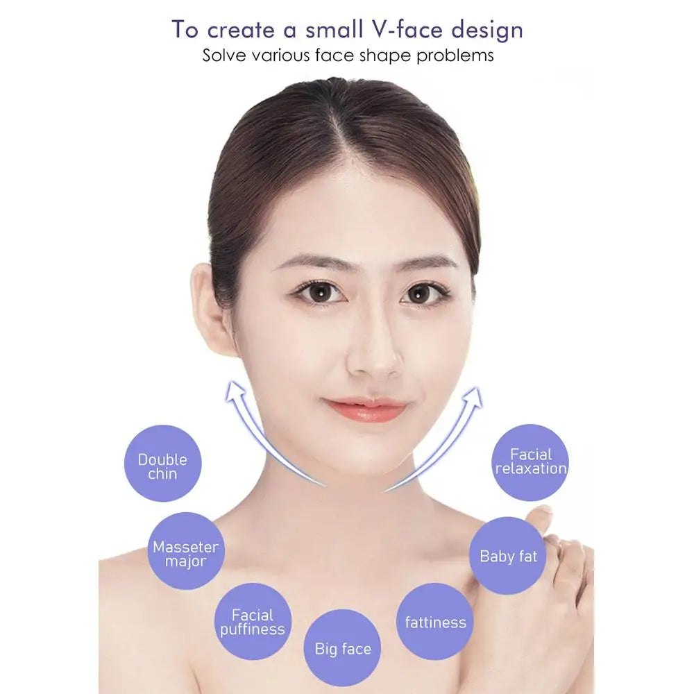 Fascia viso V-Shape per mento e guance rosa, foto 4