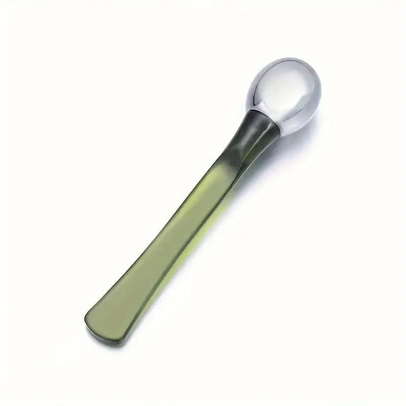 Roller massaggiatore contorno occhi verde e bianco, foto 7