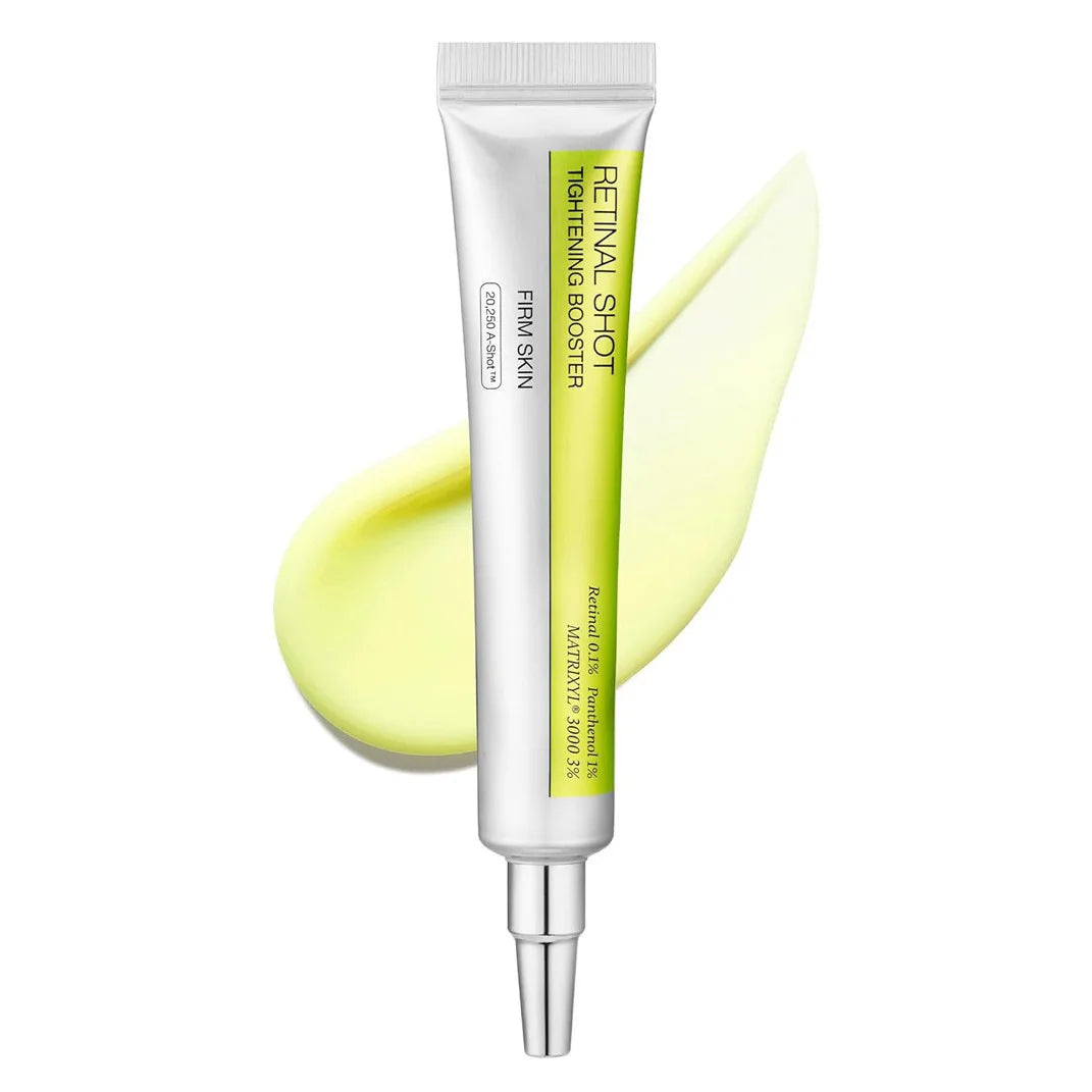 Korean Retinol Shot Tightening Facial Serum & Moisturizing Booster Eyes Cream, Facial Skin Firming Lifting,Reduce Fine Line
