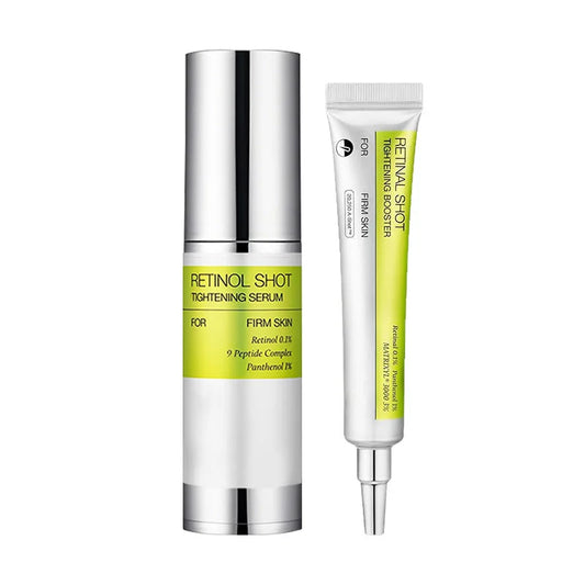 Korean Retinol Shot Tightening Facial Serum & Moisturizing Booster Eyes Cream, Facial Skin Firming Lifting,Reduce Fine Line