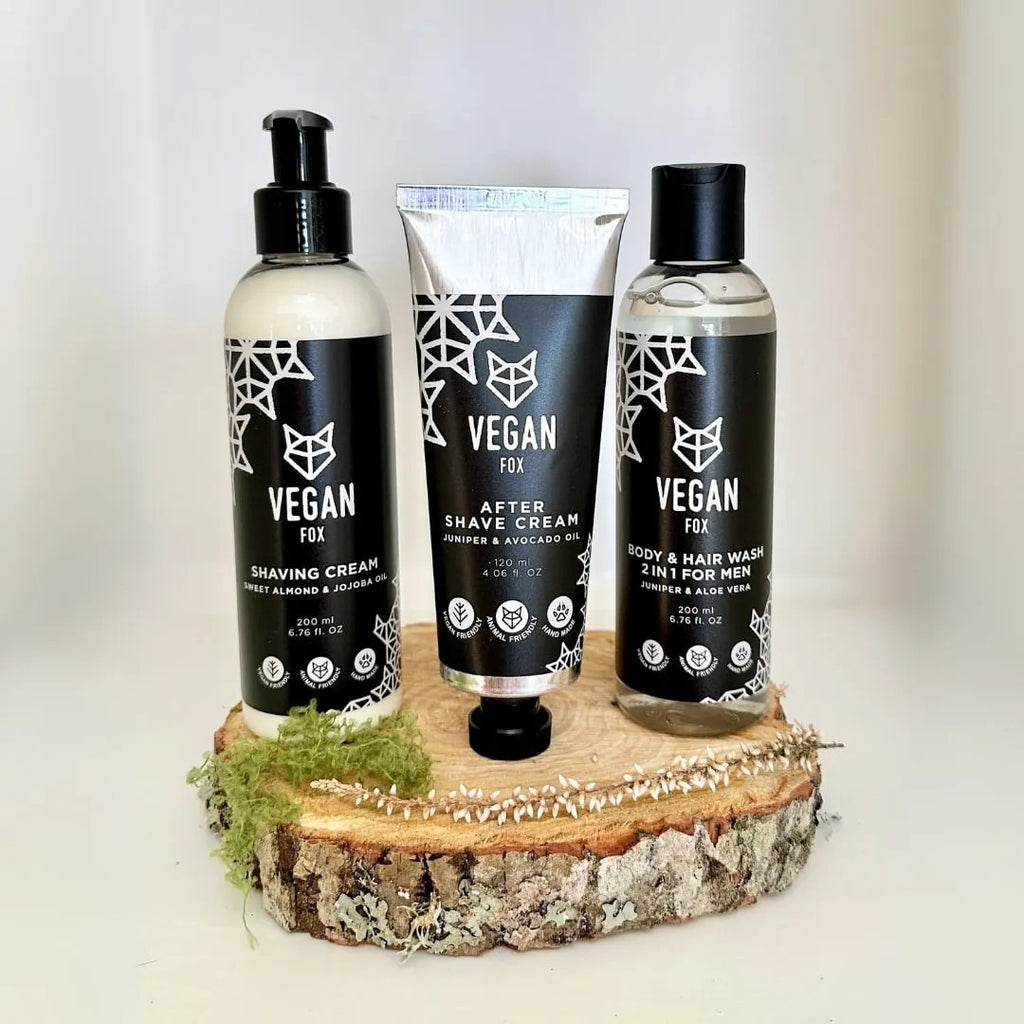 Vegan Fox set uomo per corpo, capelli e rasatura, foto 2