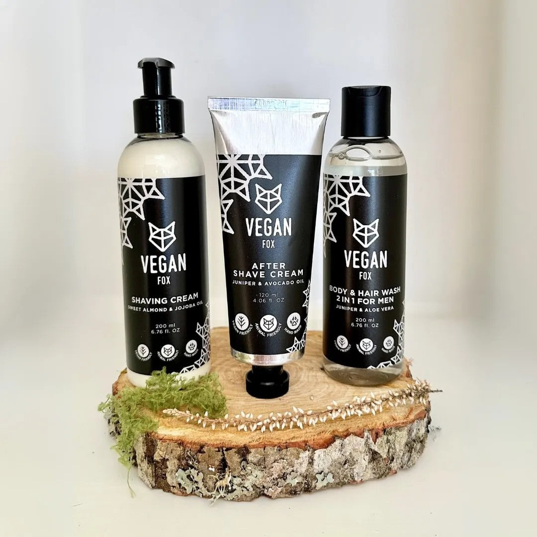 Vegan Fox set uomo per corpo, capelli e rasatura, foto 2