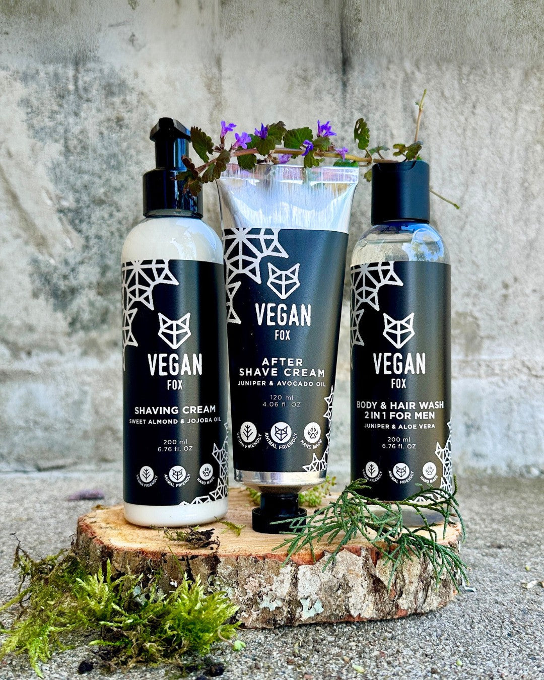 Vegan Fox set uomo per corpo, capelli e rasatura, foto 3