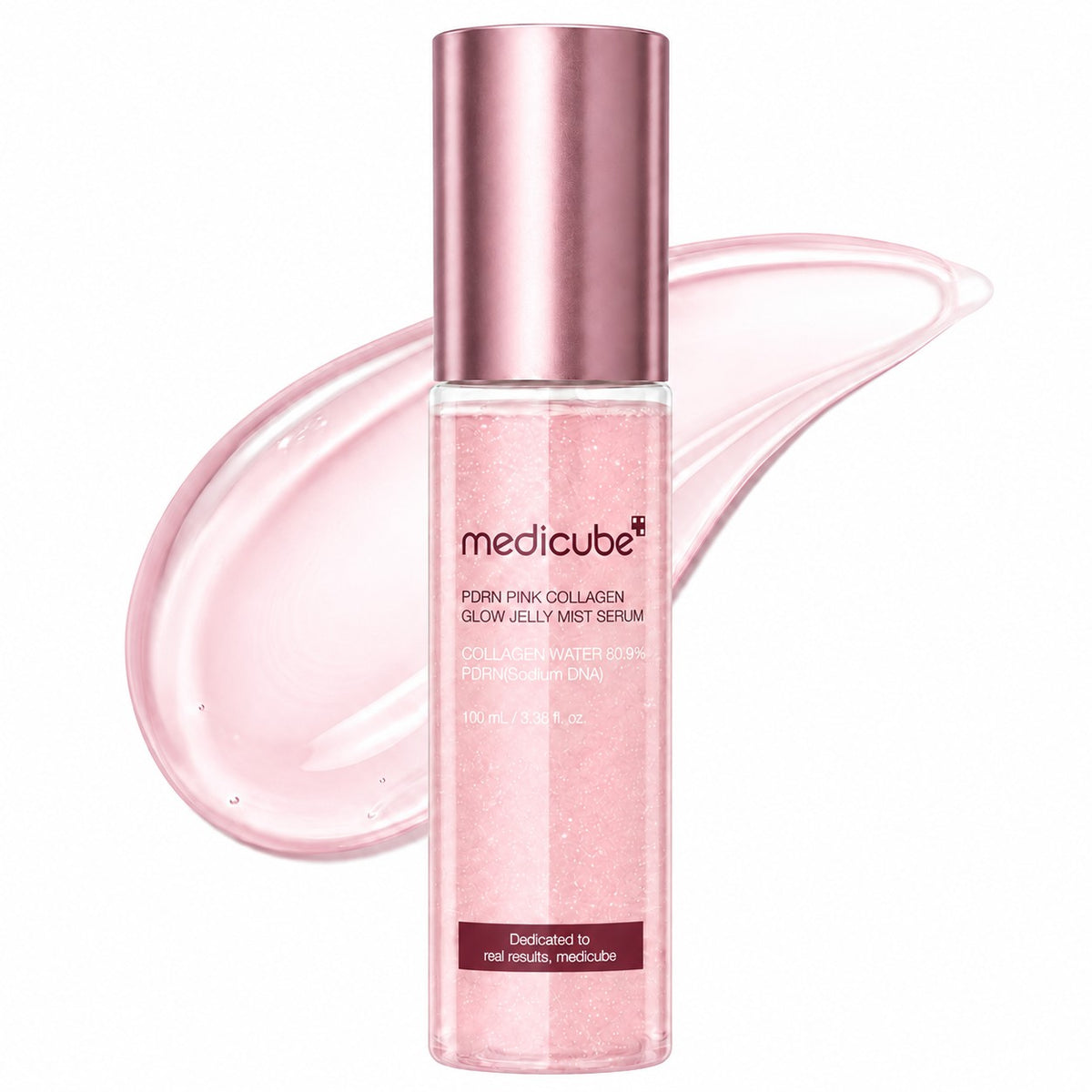 Siero spray viso medicube Pink Collagen Glow Jelly Mist Serum 100 ml