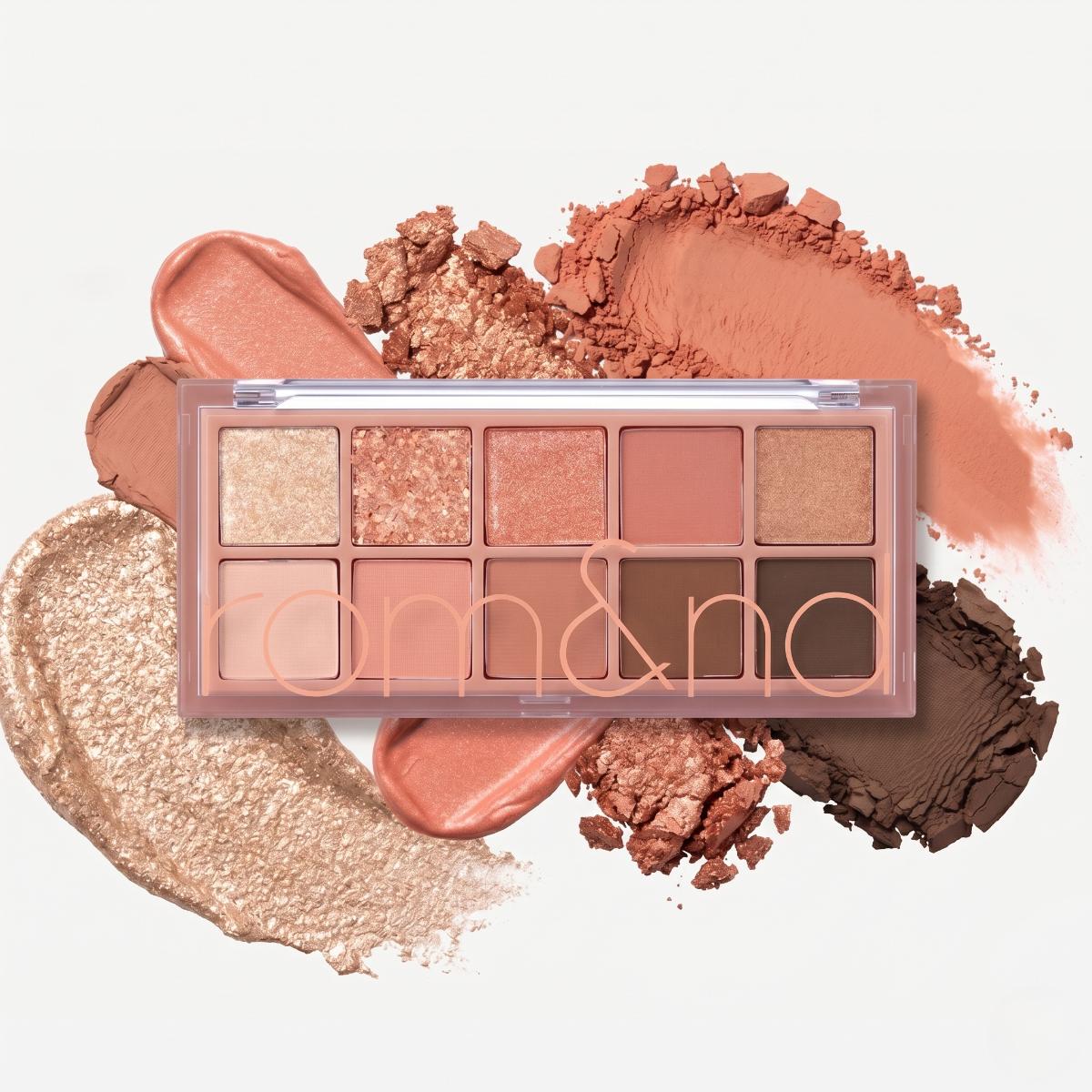 Palette ombretti rom&nd Better Than Palette con tonalità opache, shimmer e glitter
