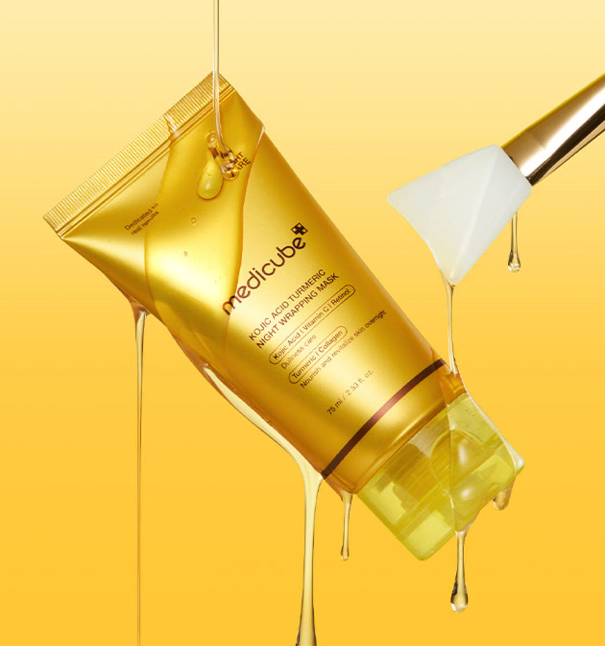 medicube maschera notte acido kojico e curcuma 75 ml, foto 5