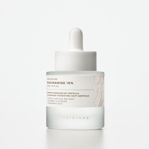 Siero viso SKIN1004 Madagascar Centella Niacinamide 10 Boosting Shot, flacone da 30 ml
