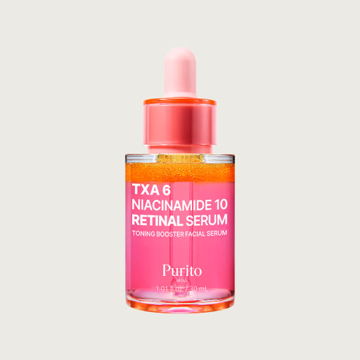Siero viso PURITO SEOUL TXA 6 Niacinamide 10 Retinal, flacone da 30 ml