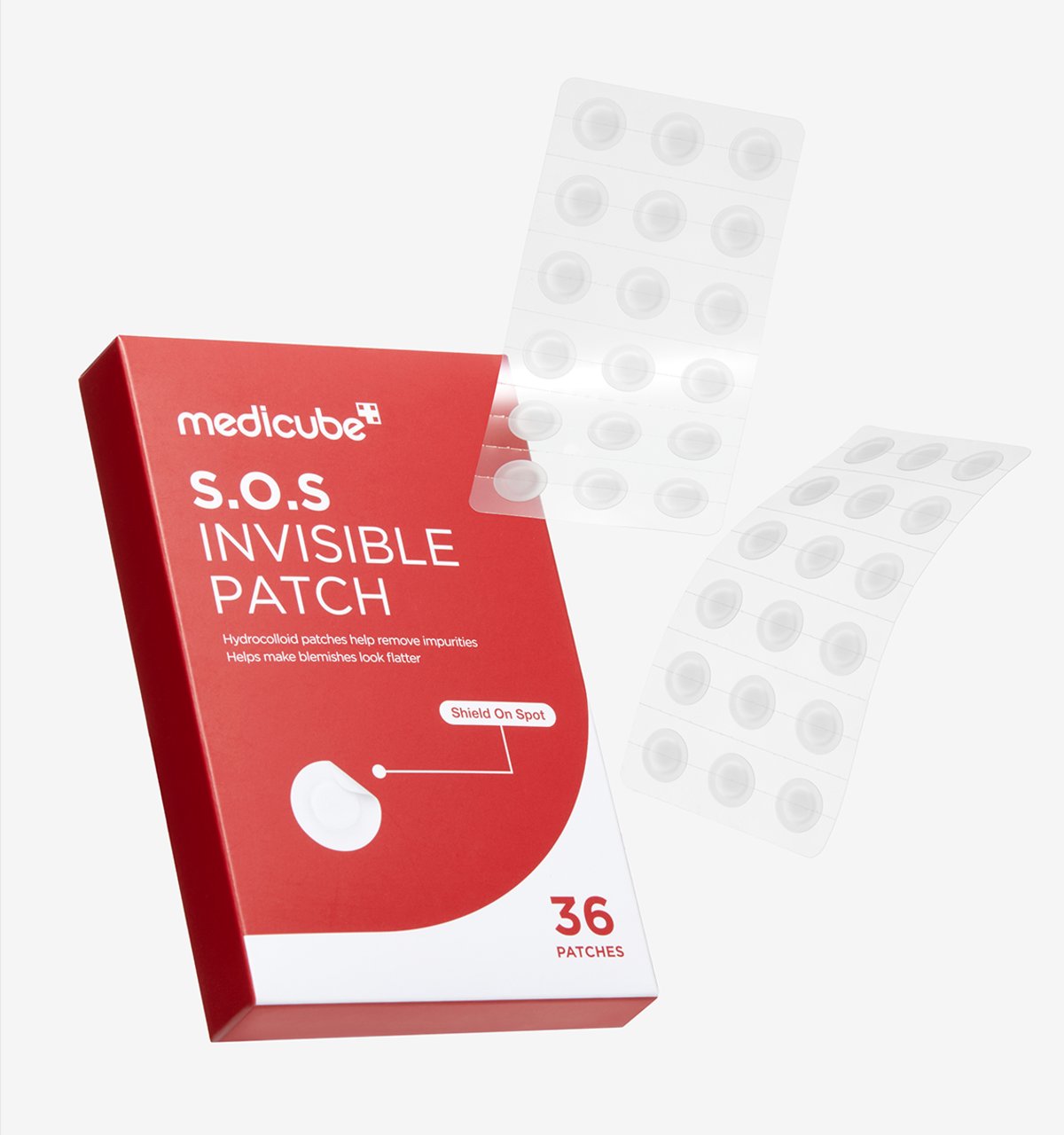 medicube SOS Invisible Patch, patch anti-brufoli 36 pz, foto 4