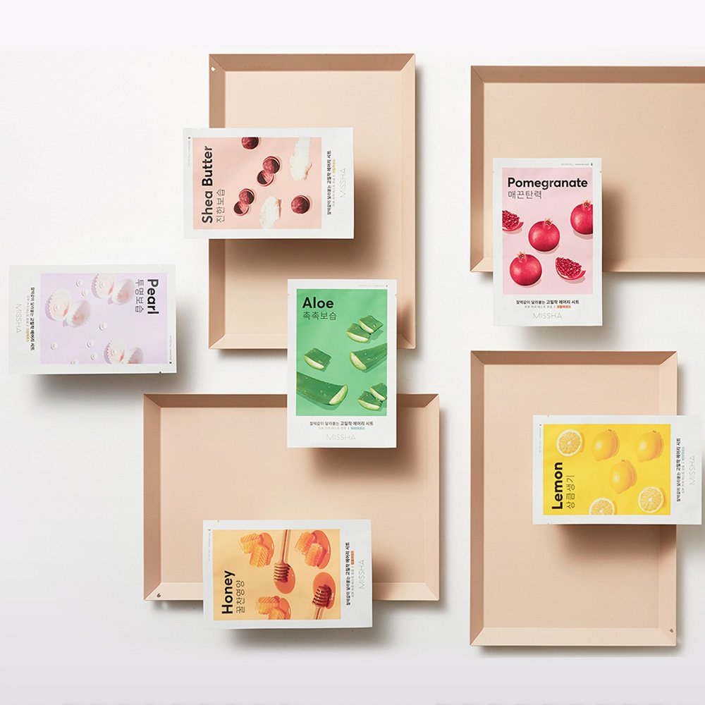 MISSHA Airy Fit Sheet Mask, maschere viso in tessuto, foto 3