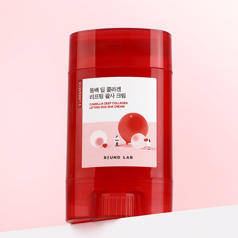 Round Lab Camellia Deep Collagen crema viso Gua Sha 60 ml, foto 3